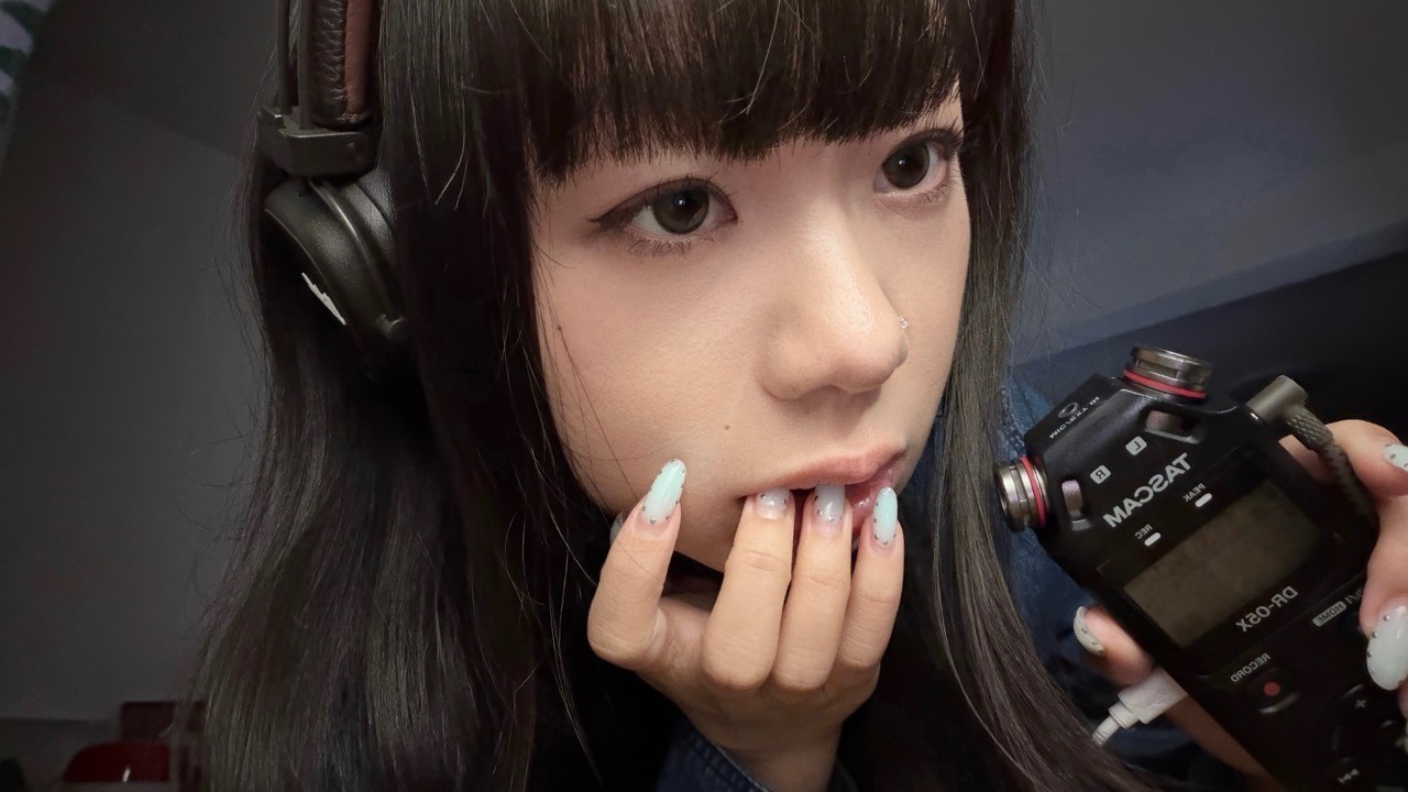 ASMR TASCAM all about TEETH SOUNDS 🦷 mic biting, spoolie nibbling, teeth tapping, nail eating