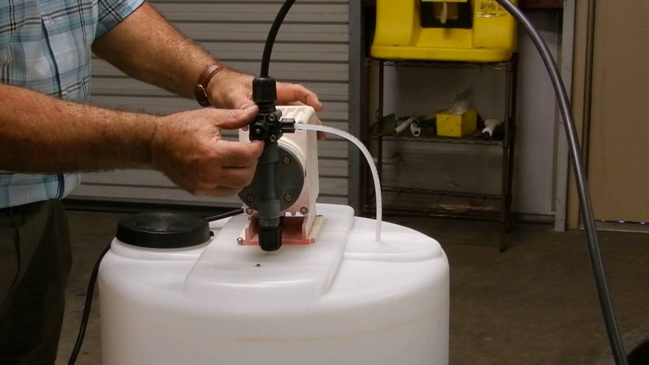 Priming Unidose Chlorine Pump