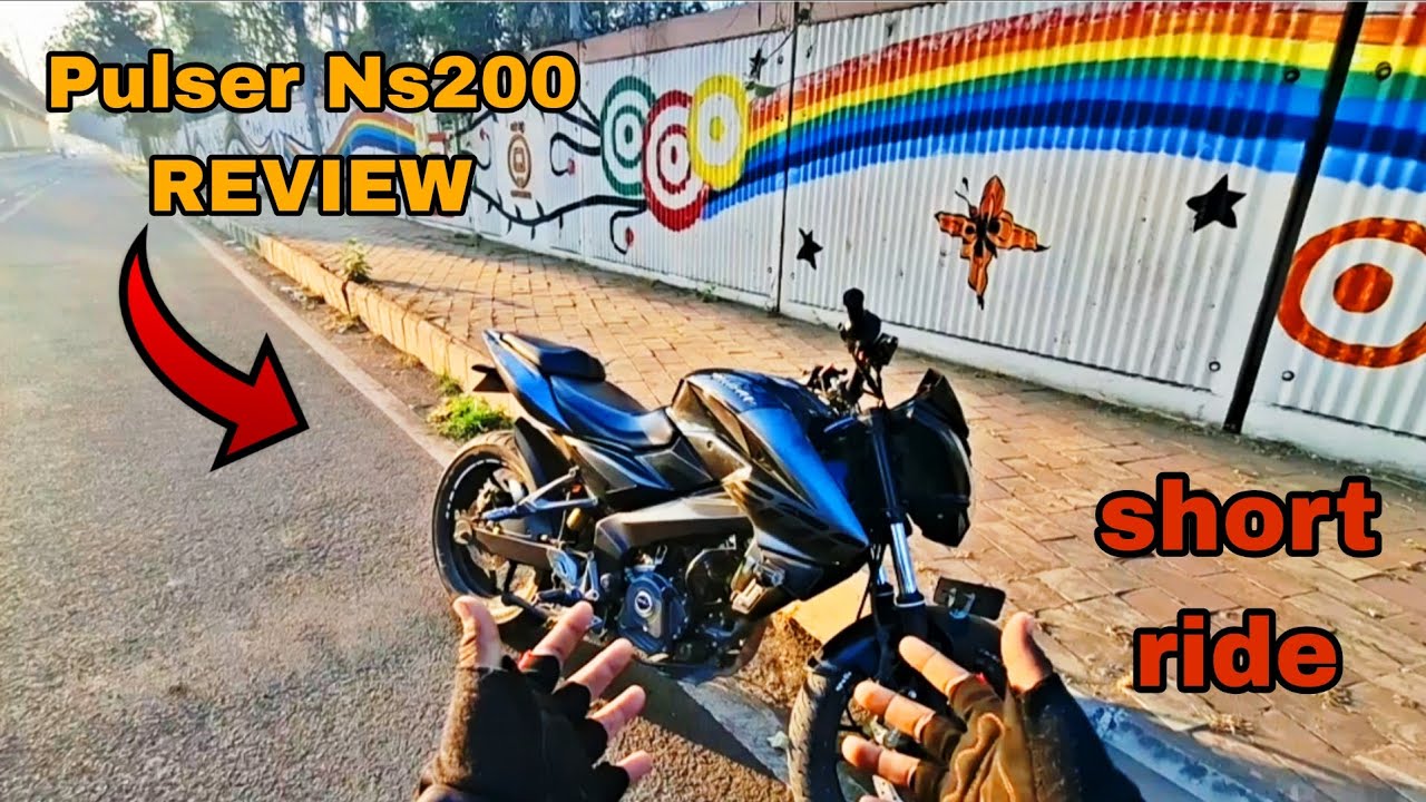 Pulsar NS 200 REVIEW 🥰 // Short Ride 🏍