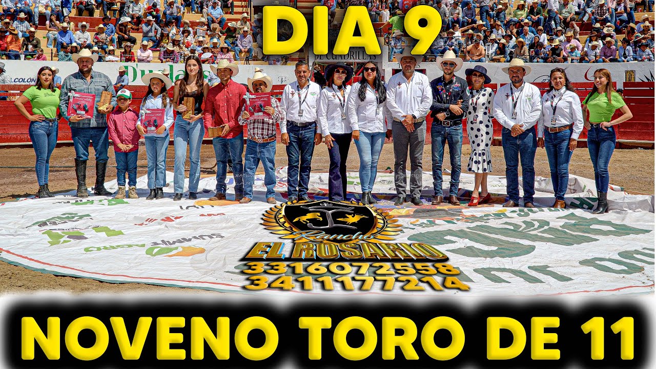 NOVENO TORO DE 11 CARNAVAL AUTLÁN 2025 PLAZA DE TOROS ALBERTO BALDERAS DIA 9 DE 10