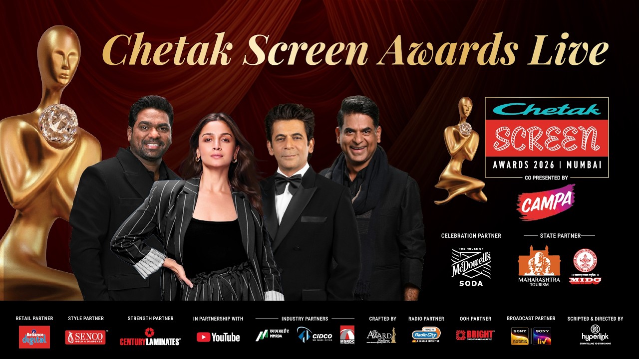 Chetak Screen Awards 2026 LIVE: India&rsquo;s Most Credible Film Awards Are Back | Screen Awards Live