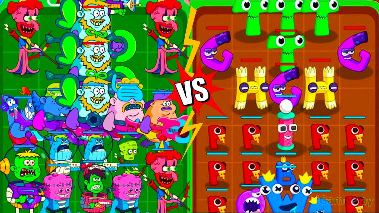 Merge Master Monster Battle Vs  Merge Alphabet Lore ⭐ Merge Simulator Battles