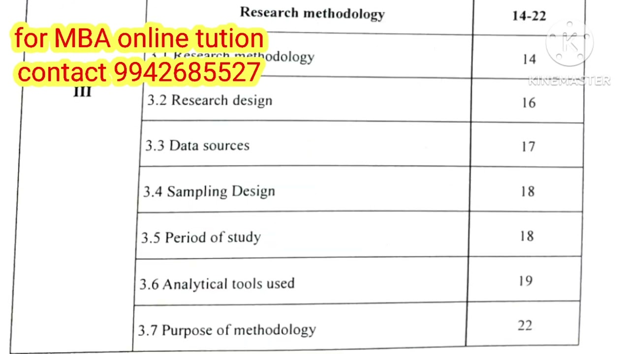 Main project viva anna university MBA