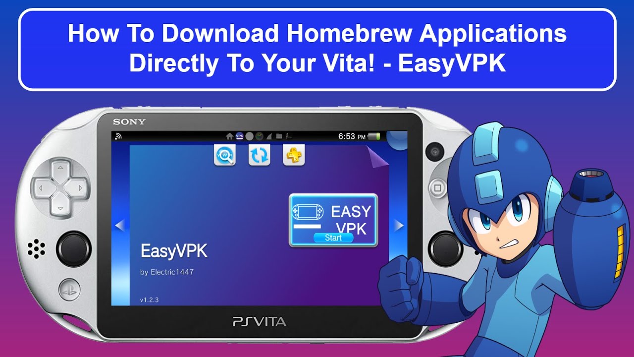 How To Download Homebrew Applications Directly To Your Vita/PSTV! - EasyVPK (Installation Guide)