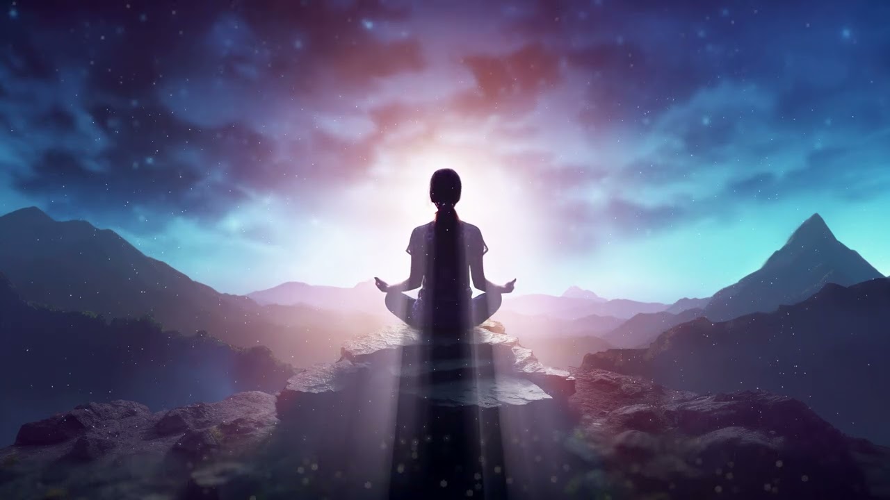 Frozen Enlightenment (Meditation and Yoga music - 1 hour version) | 432hz, Positive Affirmation (4K)