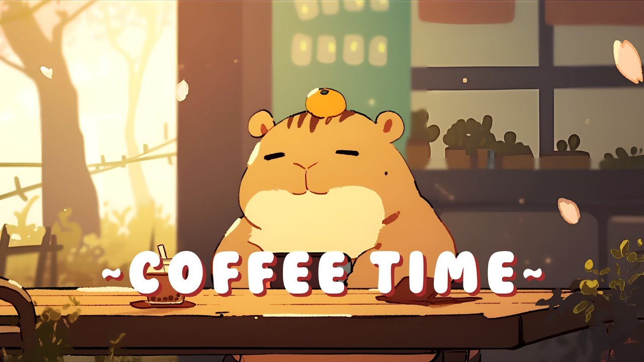 Capybara Beat Station - Peaceful Music for Your Soul ~ Relaxing Vibes ~ 🦫 🌿 ☕ | Sleep Aid