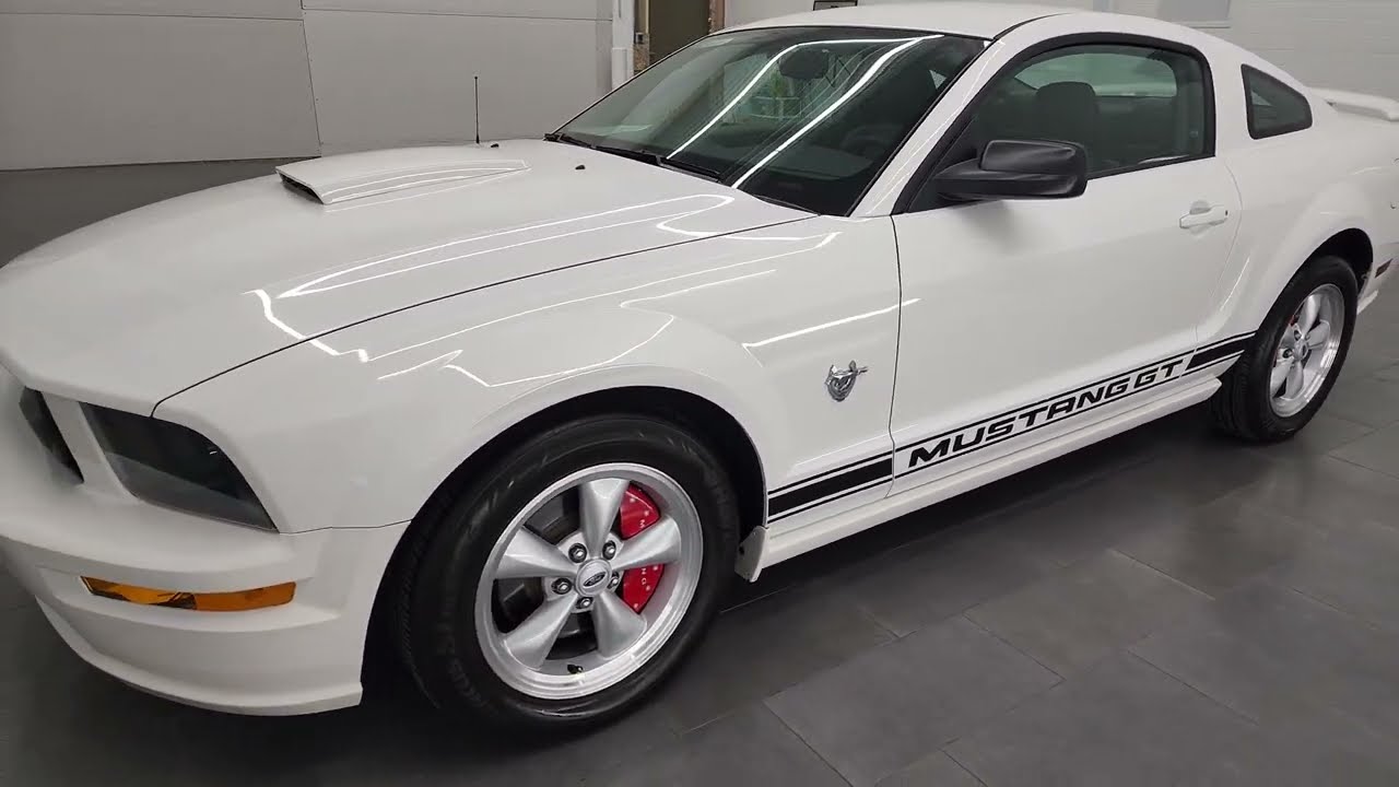 2009 FORD MUSTANG GT PREMIUM PERFORMANCE WHITE 4K WALKAROUND 12900Z SOLD!
