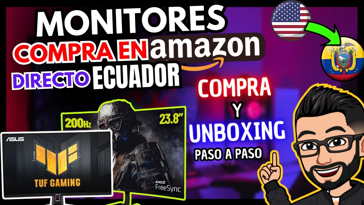 ✅ Comprar MONITOR en Amazon directo a Ecuador 2024 🇪🇨 Compra y Unboxing #ecuador #amazonecuador
