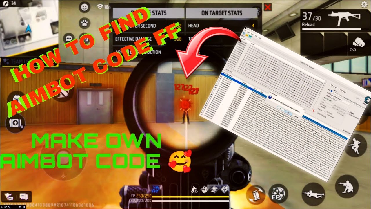 How to Find Aimbot Code Free Fire 🔥 How To Make FF Aimbot Panel🤫 Today Pc Panel Free
