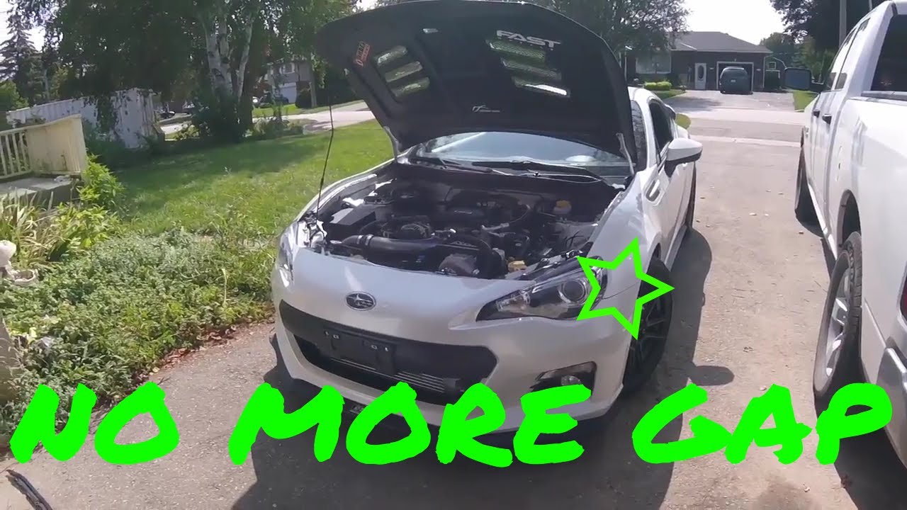 How To Fix Bumper Sag/Gap BRZ No Drilling Cheap Easy Fix!!