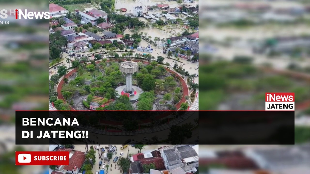 Bencana di Jateng, Setelah Tanah Bergerak, Giliran Purwodadi Dikepung Banjir!