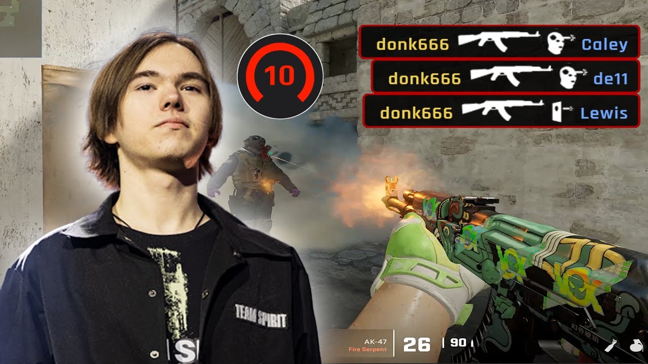 donk Became Active on FACEIT Again | 4400 ELO