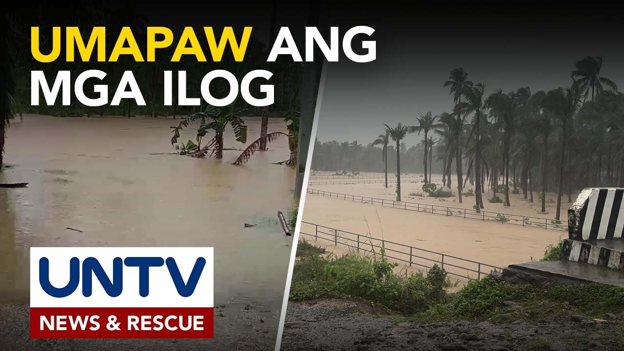 Pag-apaw ng 2 ilog sa Camarines Norte, nagdulot ng pagbaha