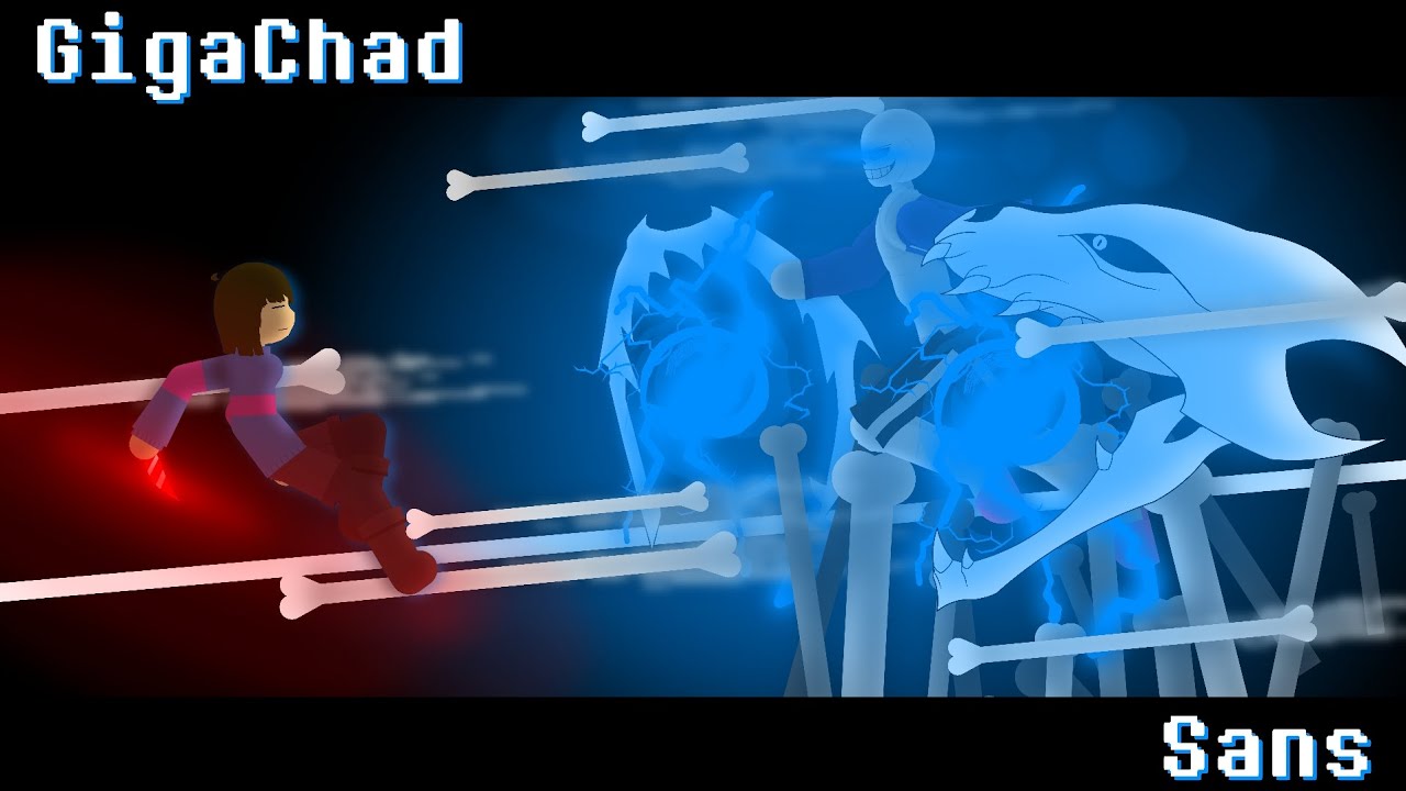 GigaChad Sans fight [Collab animation]
