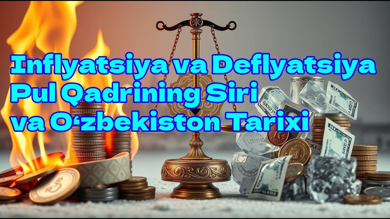 💰 Inflyatsiya va Deflyatsiya: Pul Qadrining Siri va O&lsquo;zbekiston Tarixi | Iqtisodiy Savodxonlik 📉