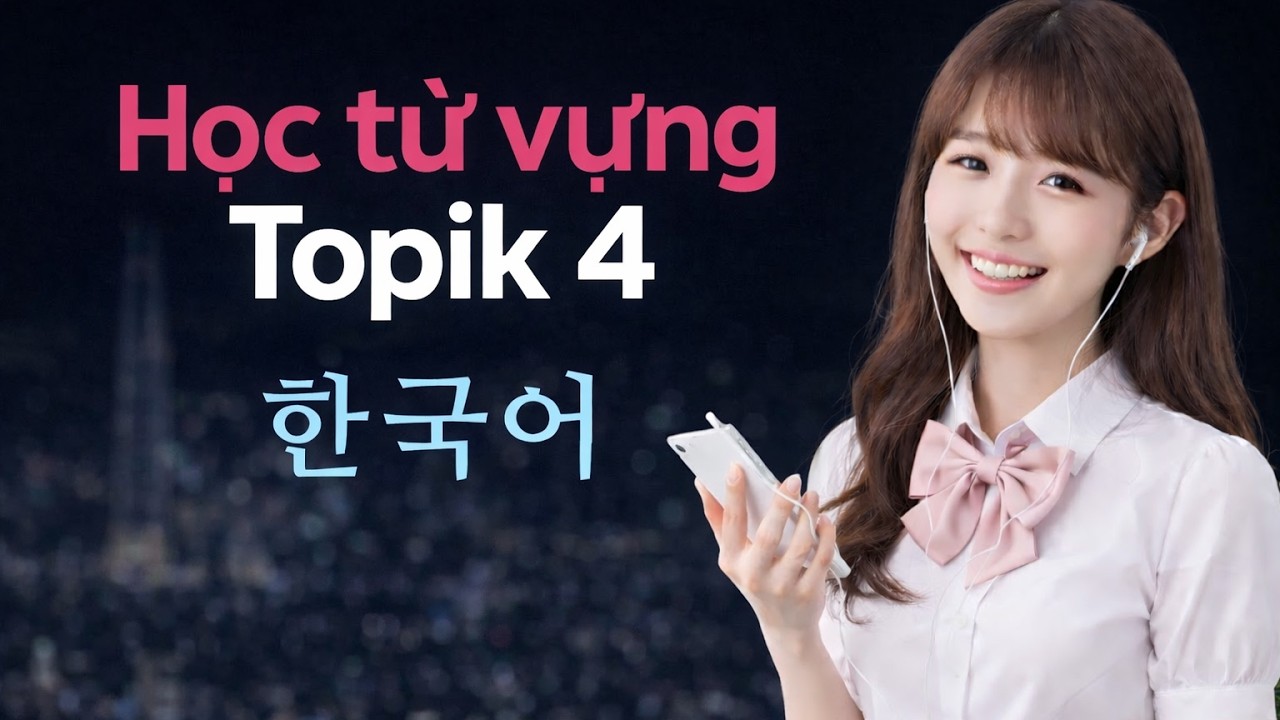 TOÀN BỘ TỪ VỰNG TOPIK 4 | CÓ TIẾNG VIỆT