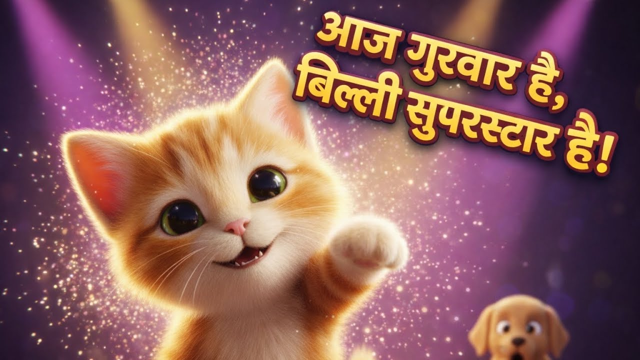 आज शुक्रवार – पिज़्ज़ा चोर चूहा | Funny Hindi Kids Rhyme | Jungle Cartoon Song