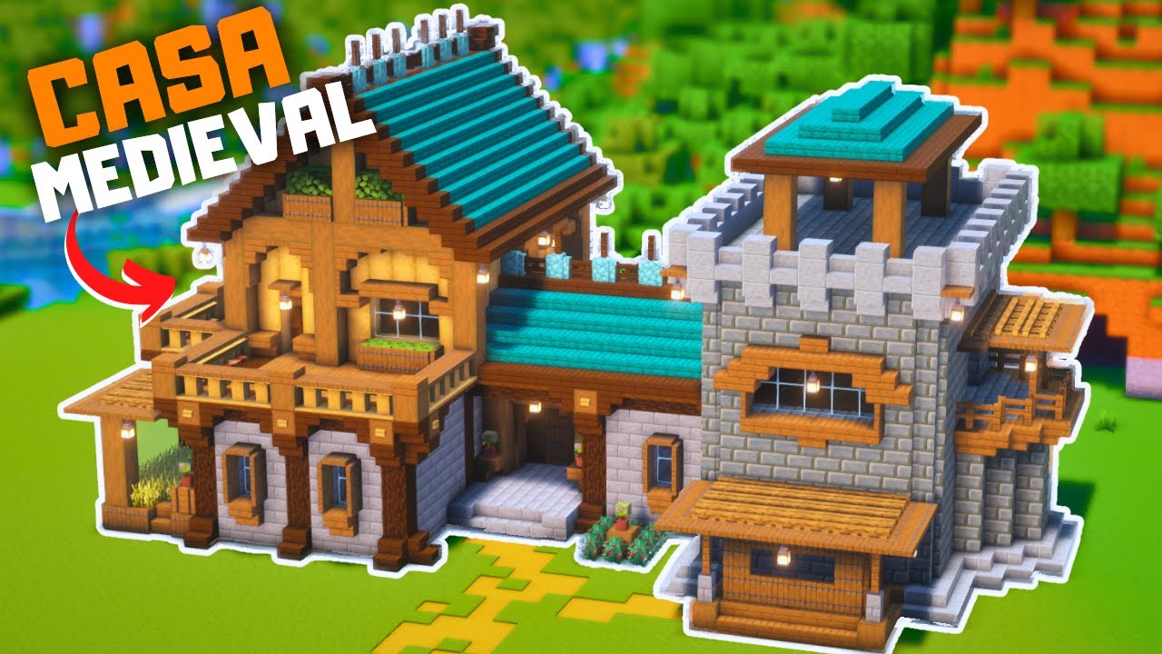 Minecraft : Casa MEDIEVAL tutorial.
