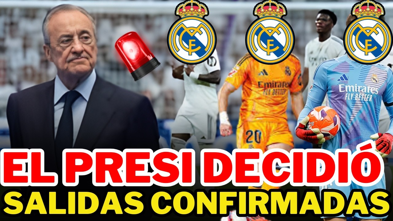 🚨GIRO DE GUIÓN EN EL MADRID / 💥LIMPIEZA Y SALDA ESTRATÉGICA / NOTICIAS DEL REAL MADRID HOY