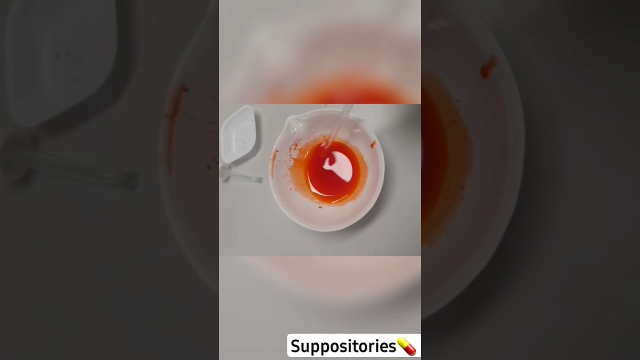 Making Suppositories | #pharmaceutics #labwork #pharmacy