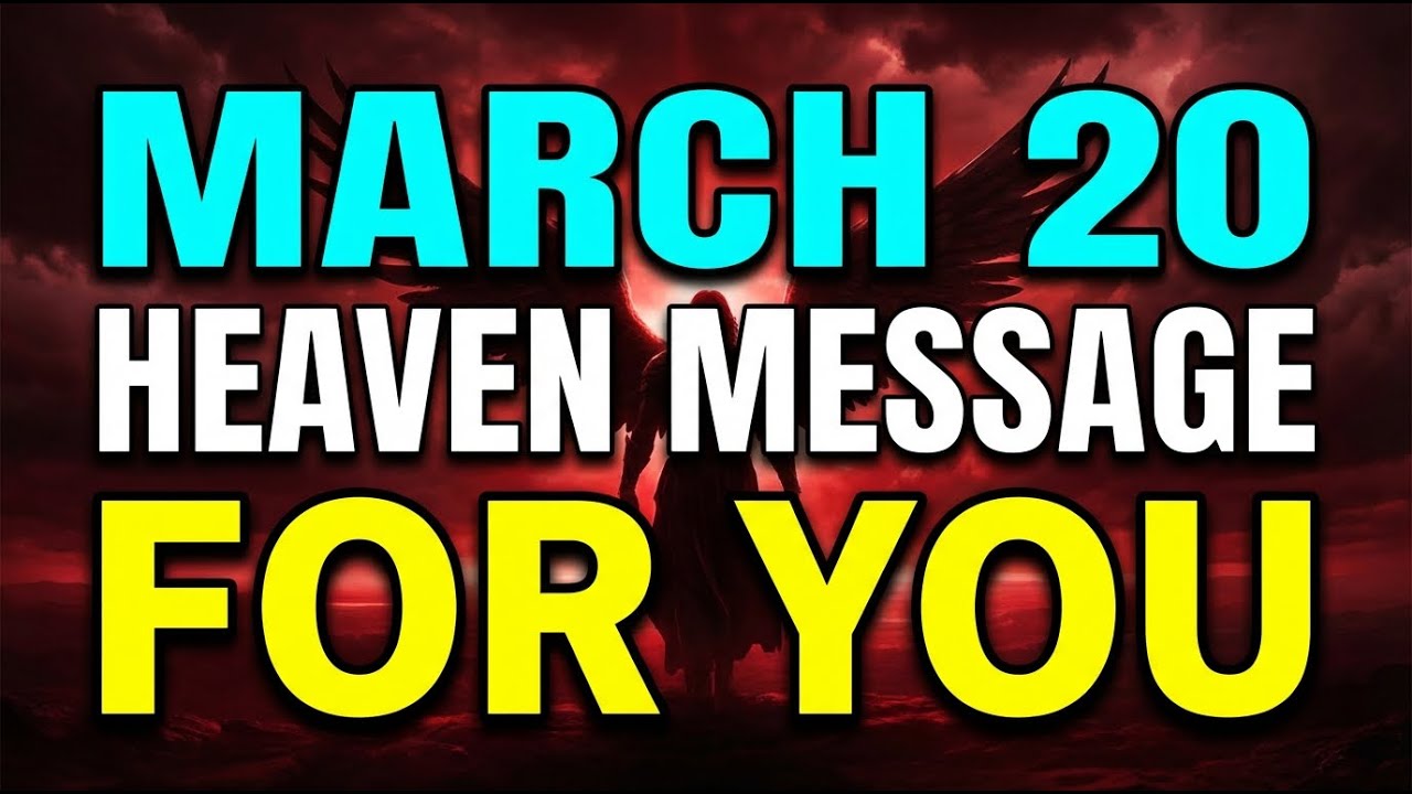 MAR 20 FINAL SIGN BEFORE CHAOS. MICHAEL SAYS IF YOU IGNORE THIS, YOU FACE IT ALONE...