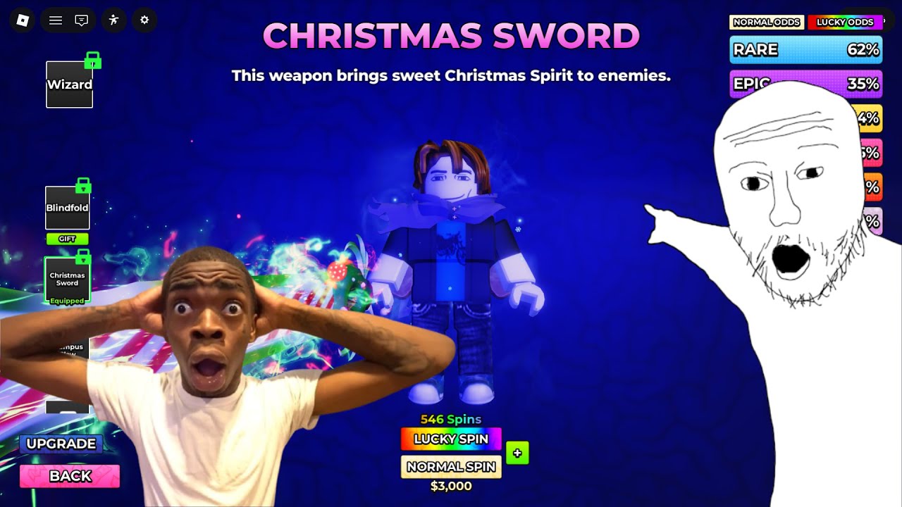 Hunty Zombie UPDATE! (Christmas Sword Showcase)