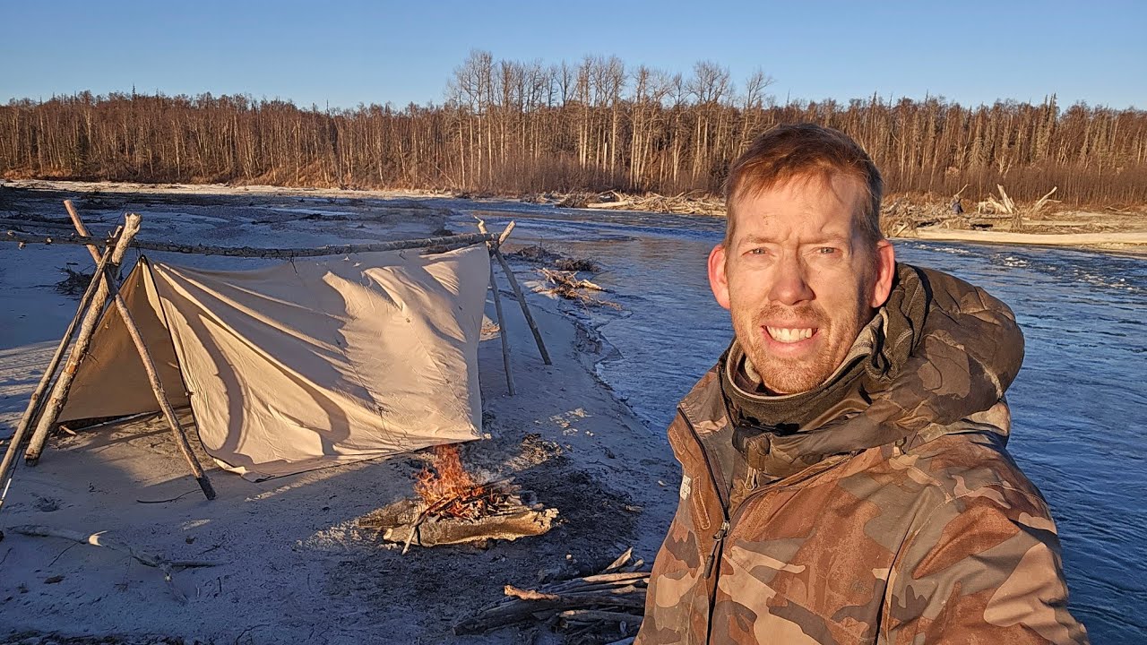 Rafting the Ice Flow & Solo Bushcraft Camping in Alaska