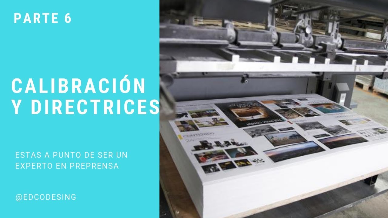 PARTE 6 alineación y directrices Curso de PrePrensa offset
