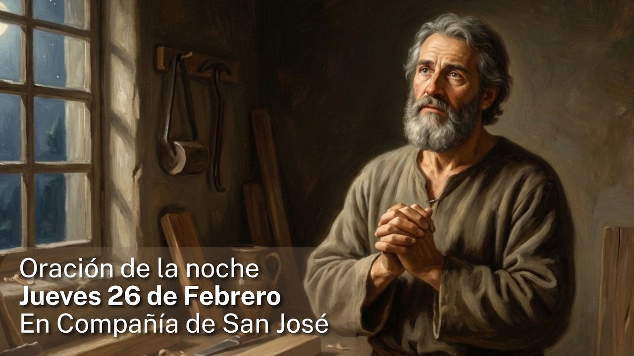 Oracion de la noche a San Jose jueves 26 de febrero