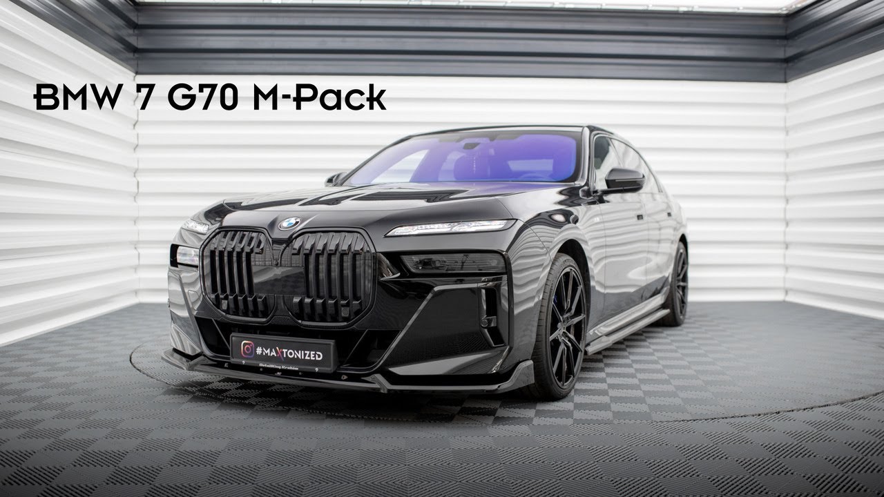 BMW 7 G70 M-Pack | Maxton Design splitter set | Presentation #138