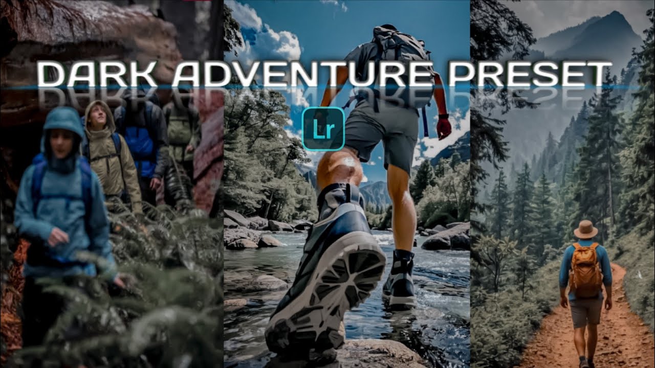 DARK ADVENTURE PRESET Lightroom Mobile | Moody Hiking Photo Editing Tutorial | Cinematic Nature Edit