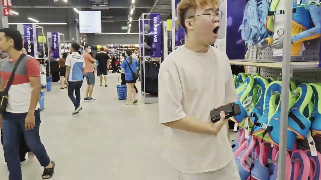 Decathlon New Opening outside IKEA at Batu Kawan, Penang, Malaysia