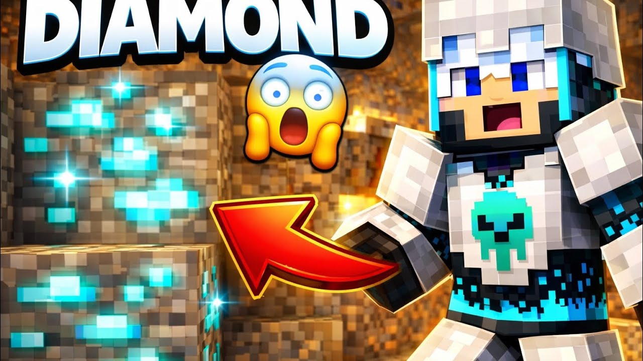 Minecraft Survival Episode 3 | Deep Cave & Diamond Hunt 💎