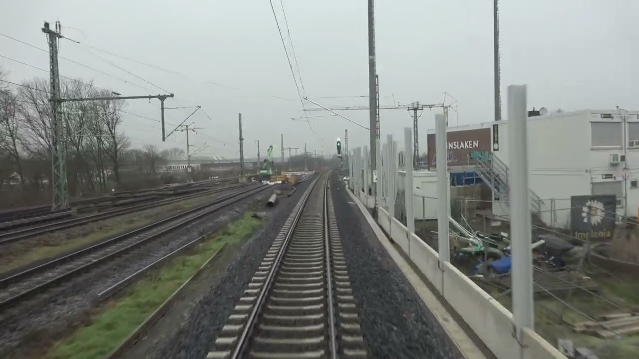 Train cab ride; Oberhausen-Emmerich am Rhein (20250204)