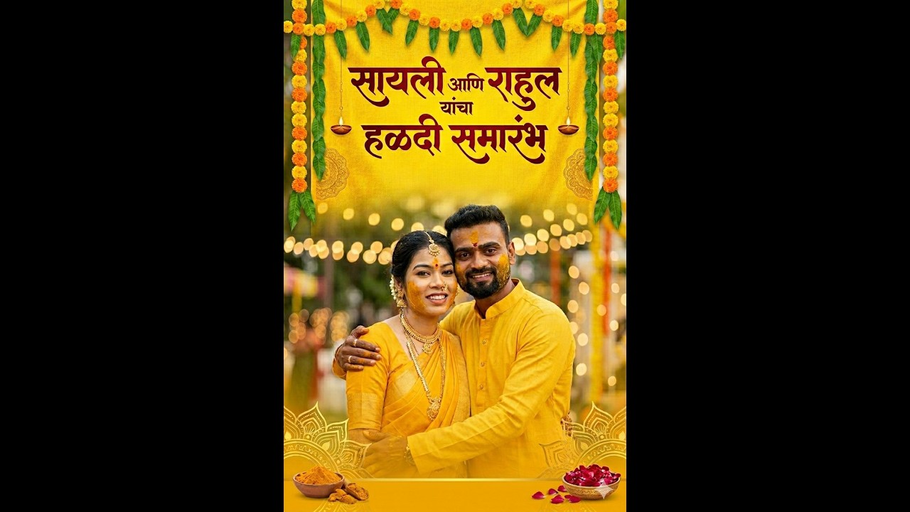 चि.सौ.का. चि. सायली चि. राहूल यांचा हळदी समारंभ |  | २०२६