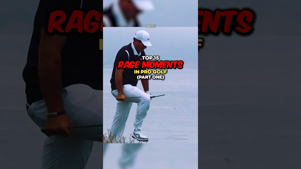 Top 15 Rage Moments in Pro Golf | Part 1