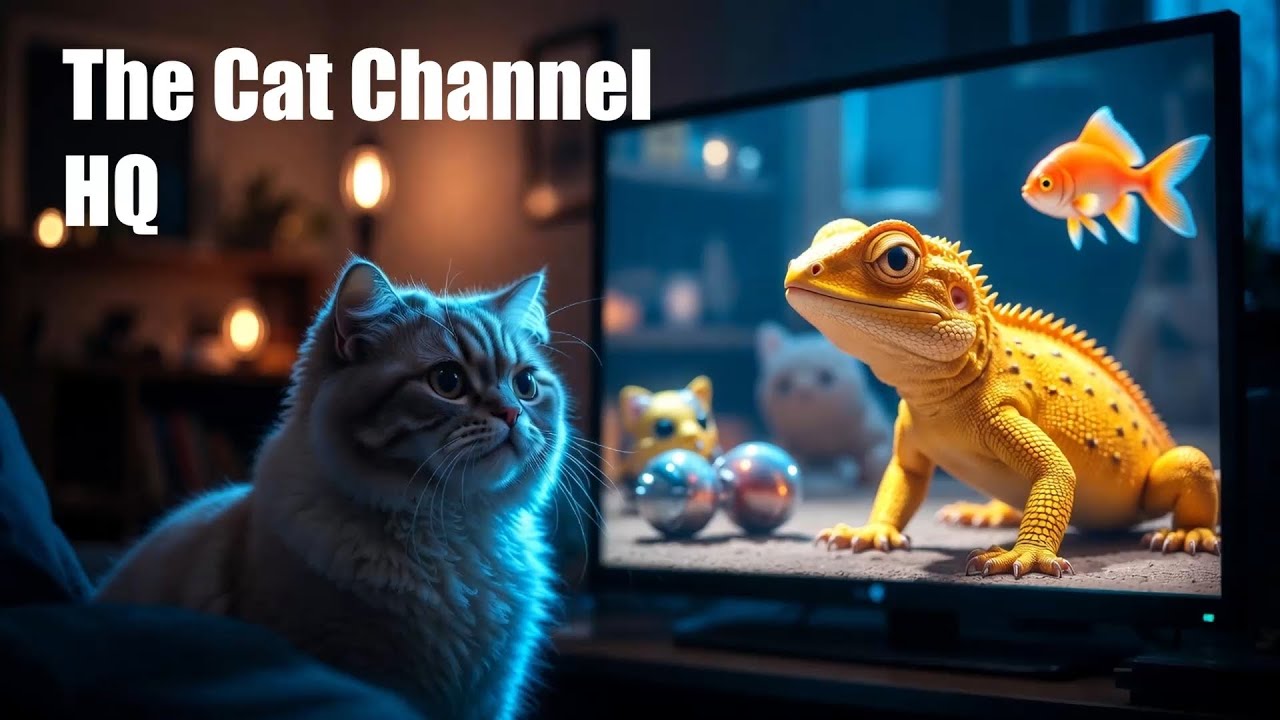 3D GAMES FOR CATS🐾Interactive Game for Cats (1 Hours) | 혼자 있는 고양이를 위한 사냥 영상 | 猫の留守番用に！1時間ずっと楽しめる猫用動画