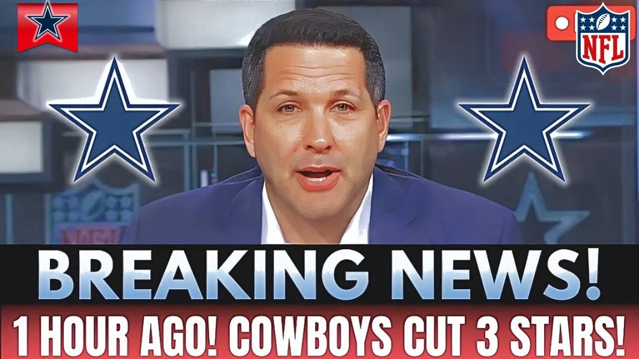 🚨 NFL BOMBSHELL! COWBOYS CUT 3 STAR PLAYERS AND STUN FANS WITH SURPRISE ROSTER MOVE!