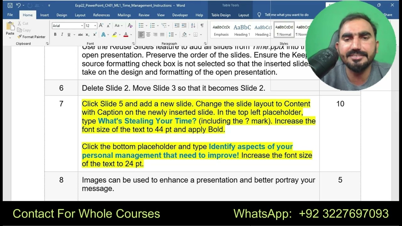 Exp22_PowerPoint_Ch01_ML1_Time_Management | Exp22 PowerPoint Ch01 #ML1 Time Management_pptx