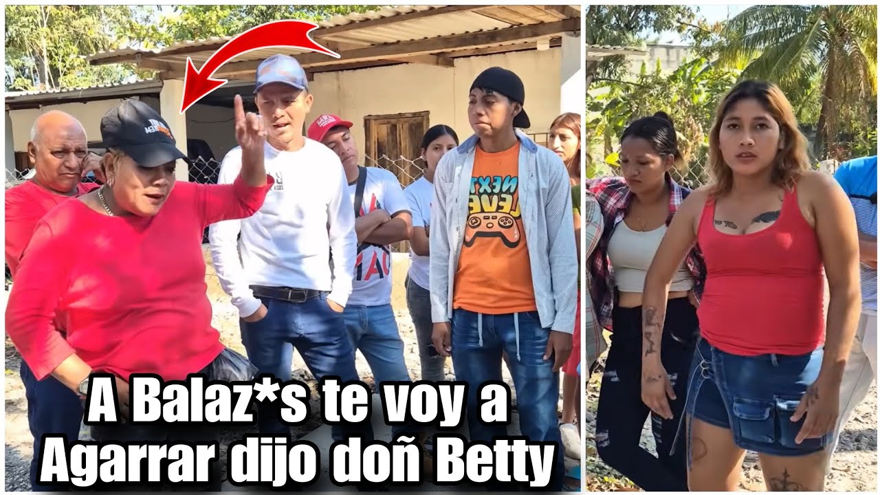 Fuerte Problem0n doña Betti 4 disp4ros le va a Peg4r para que deje estar Hablando😡