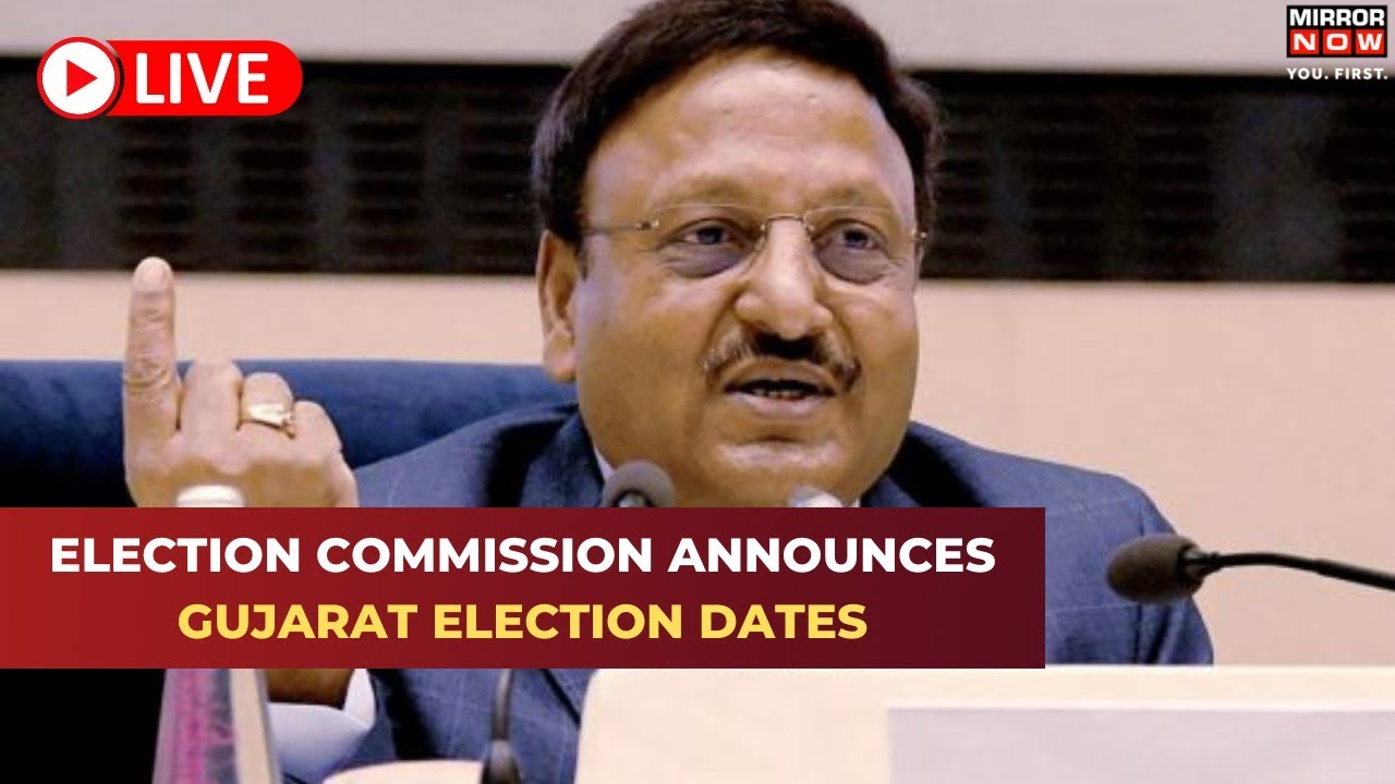 Live | Election Commission's Big Announcement Over Gujarat Polls  | Gujarat Election 2022 Date
