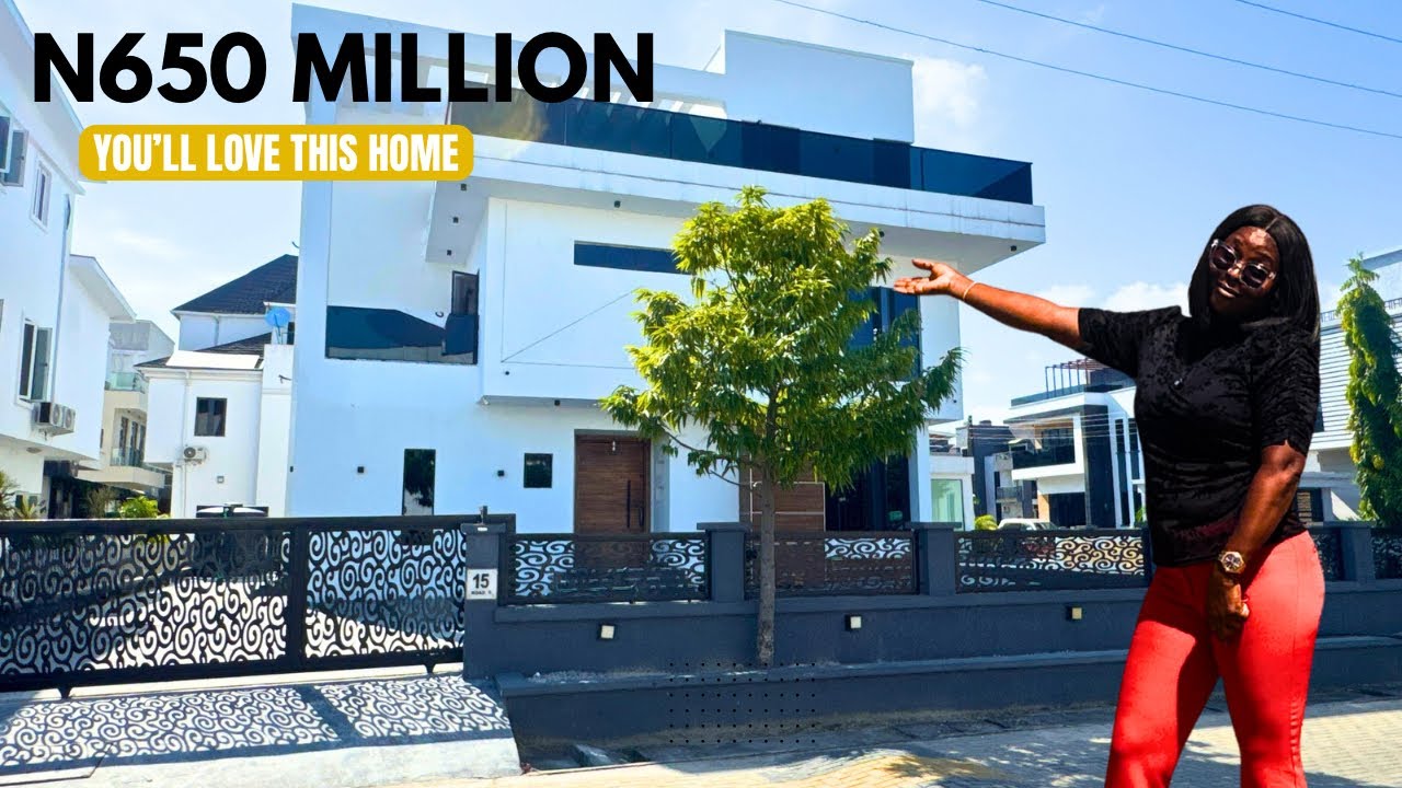 Touring an Ultra Modern 4 Bedroom Fully Detached Duplex | Victory Park Estate Osapa Lekki | ₦650M