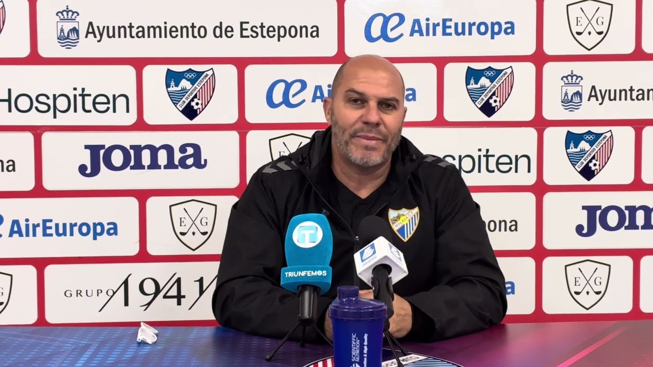 Rueda de Prensa Francis Bravo ( CD Estepona vs Atl Malagueño)