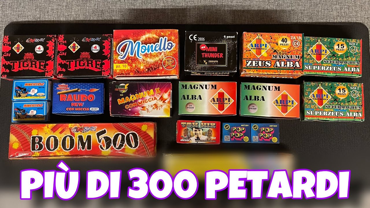 IL MIO CARICO DI CAPODANNO 2023-2024 *PIU' DI 300 PETARDI*