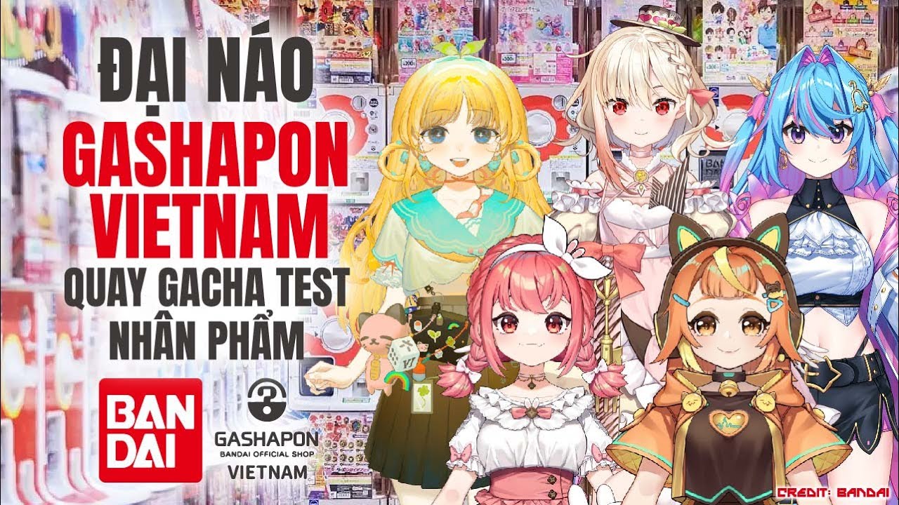 Gacha thôi nào minlaaa | GASHAPON BANDAI OFFICIAL SHOP | AKATSUKI BAN MAI