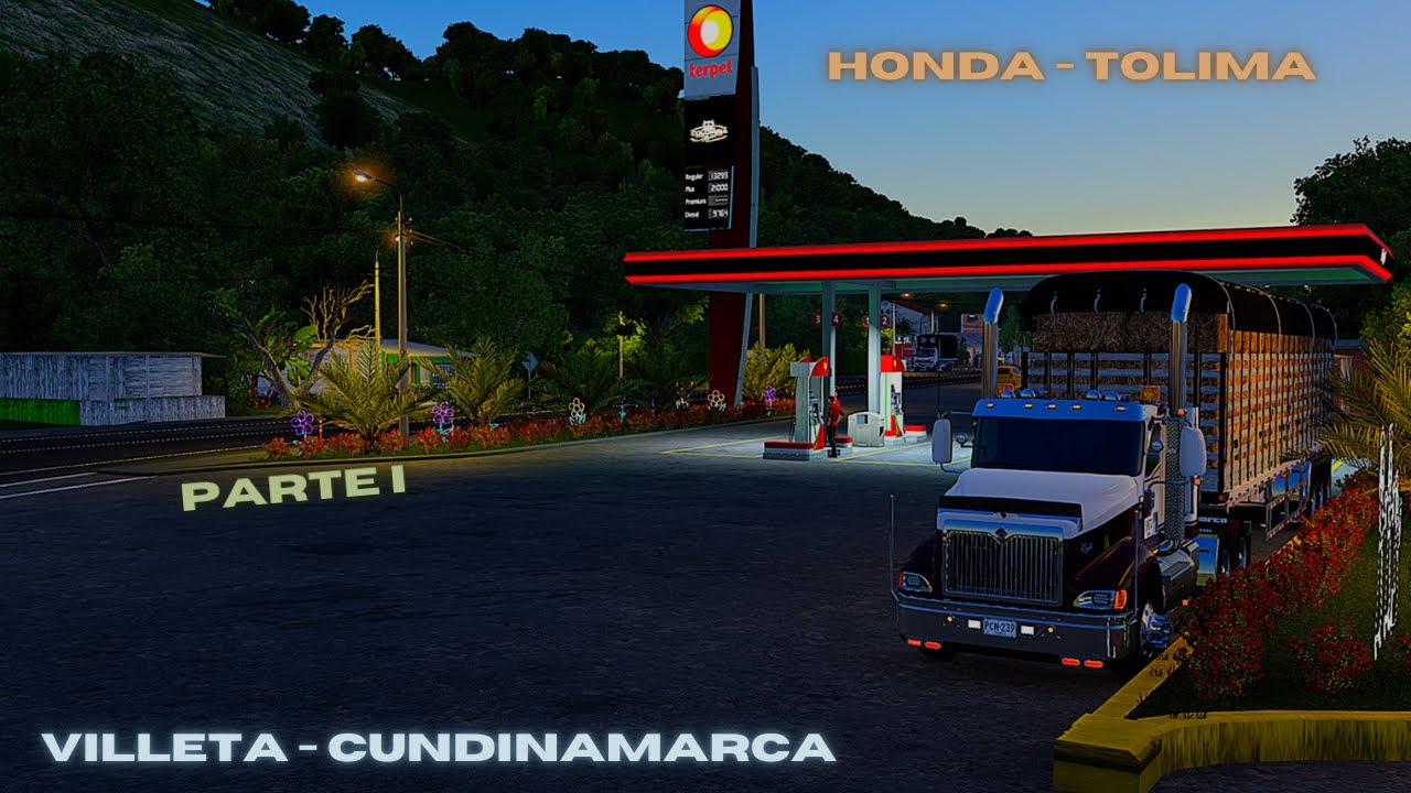 Rumbo a Villeta Parte I Colombia Real Map