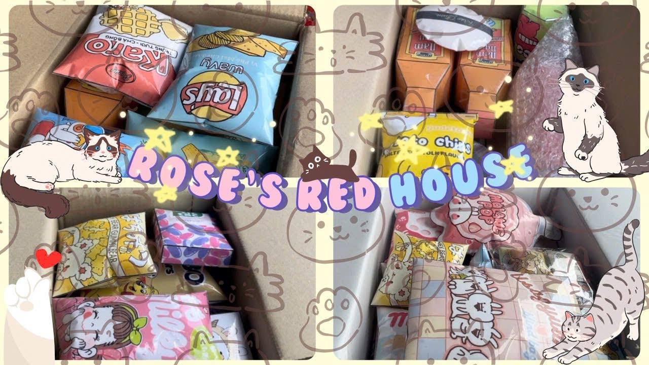 [ASMR Packing] Gói 7 đơn hàng squishy giấy ở nhà mới cùng mình 🥰