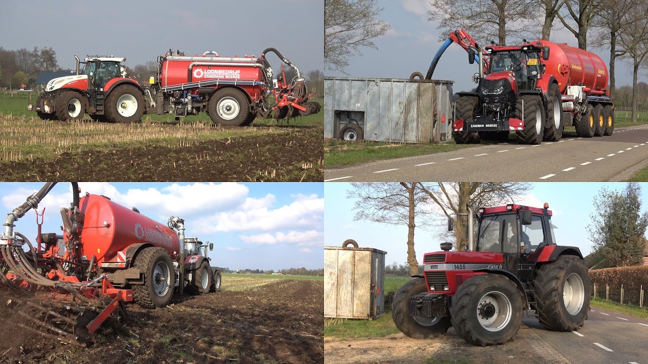 Bouwland bemesten met Steyr en Case IH - loonbedrijf Zandman Beerze (2021)