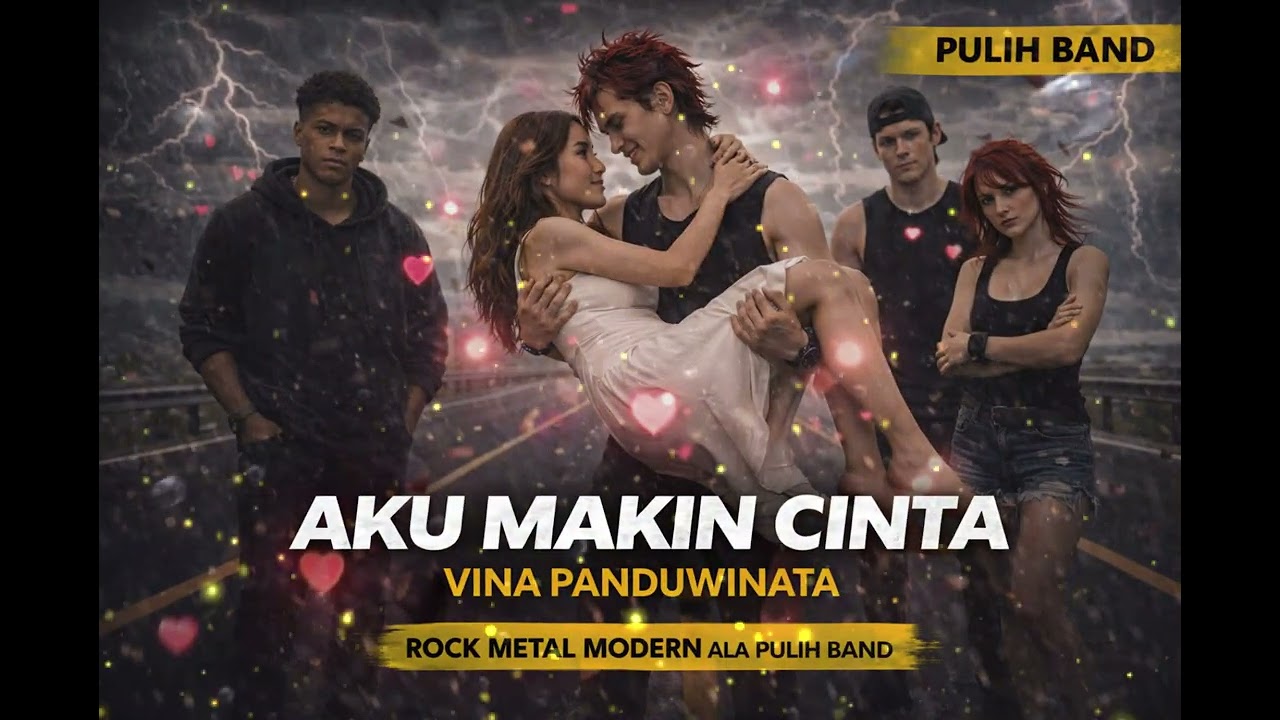 🎧 AKU MAKIN CINTA – Vina Panduwinata | Rock Metal Modern Cover by PULIH BAND