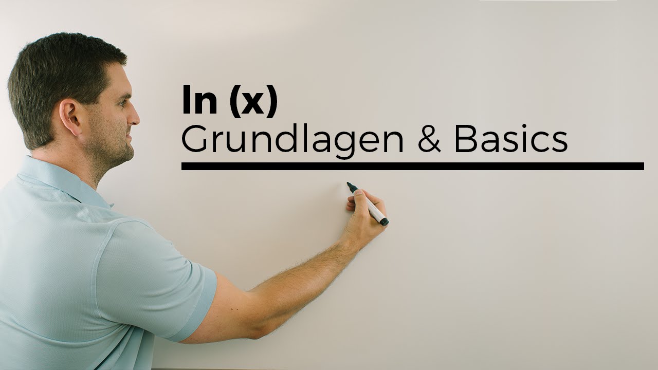 ln(x), Grundlagen, Basics, nat&uuml;rliche Logarithmusfunktion | Mathe by Daniel Jung